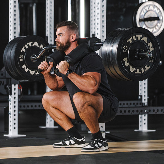 Safety Squat Olympic Bar view 2
