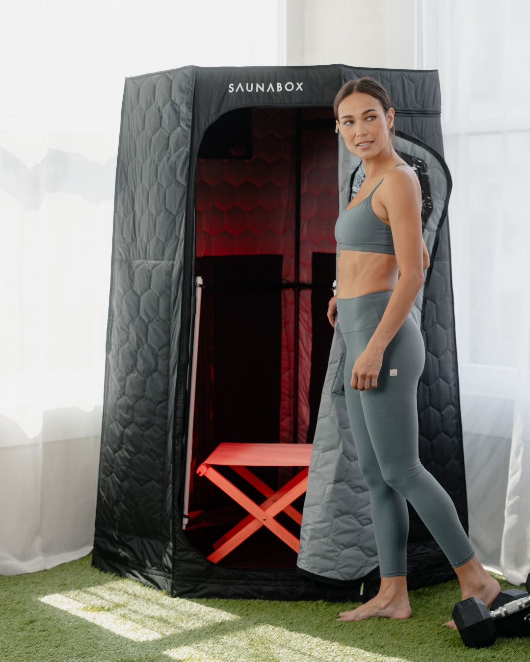 SaunaBox® Pulse PRO: Infrared Sauna with Red-light Therapy - view 13