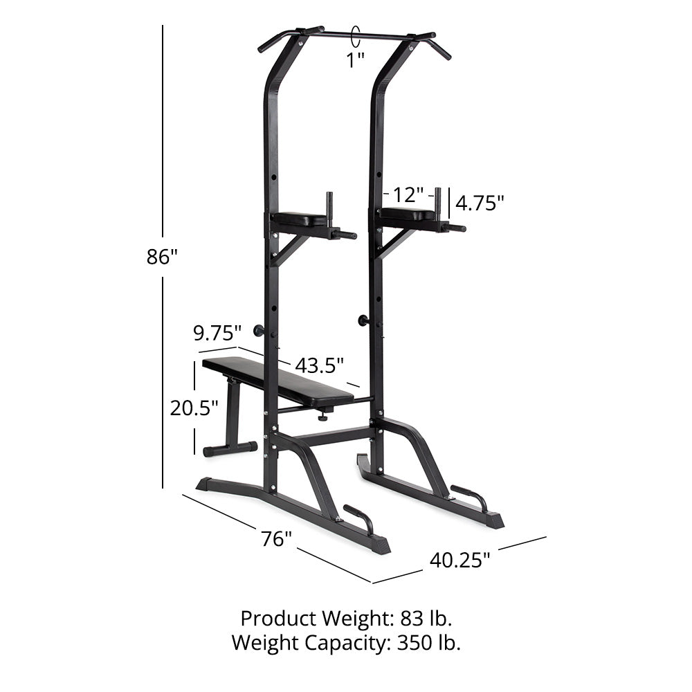 Power Tower With Bench - view 12