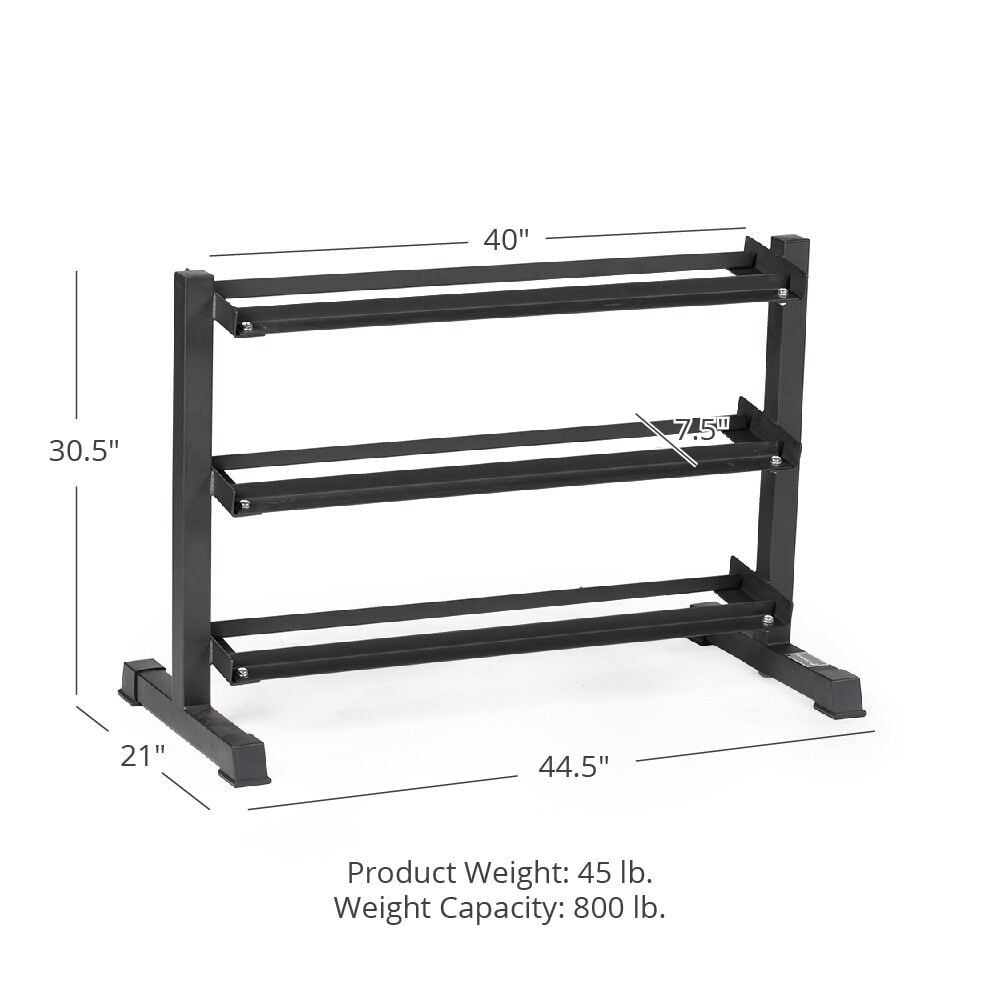 Scratch and Dent - 3 Tier Dumbbell Weight Rack - FINAL SALE - view 2