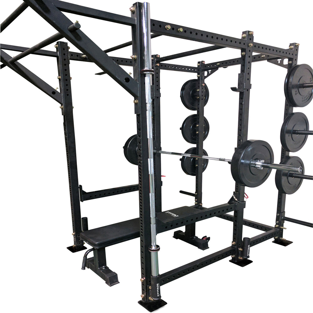 Scratch and Dent, Pair Of Vertical Mount Barbell Holders For T-3 Power Rack - view 3