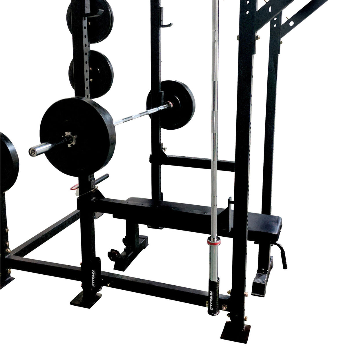 Scratch and Dent - Single Titan Horizontal Mount Barbell Holder for T-3 Power Rack - FINAL SALE - view 2