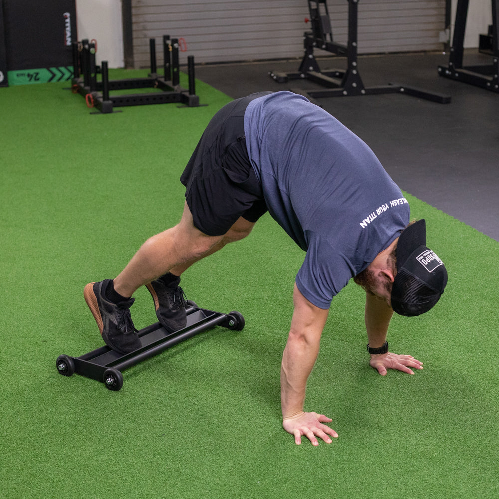Glute Ham Glider - Smooth rolling wheels for an easy glide across the floor - view 5