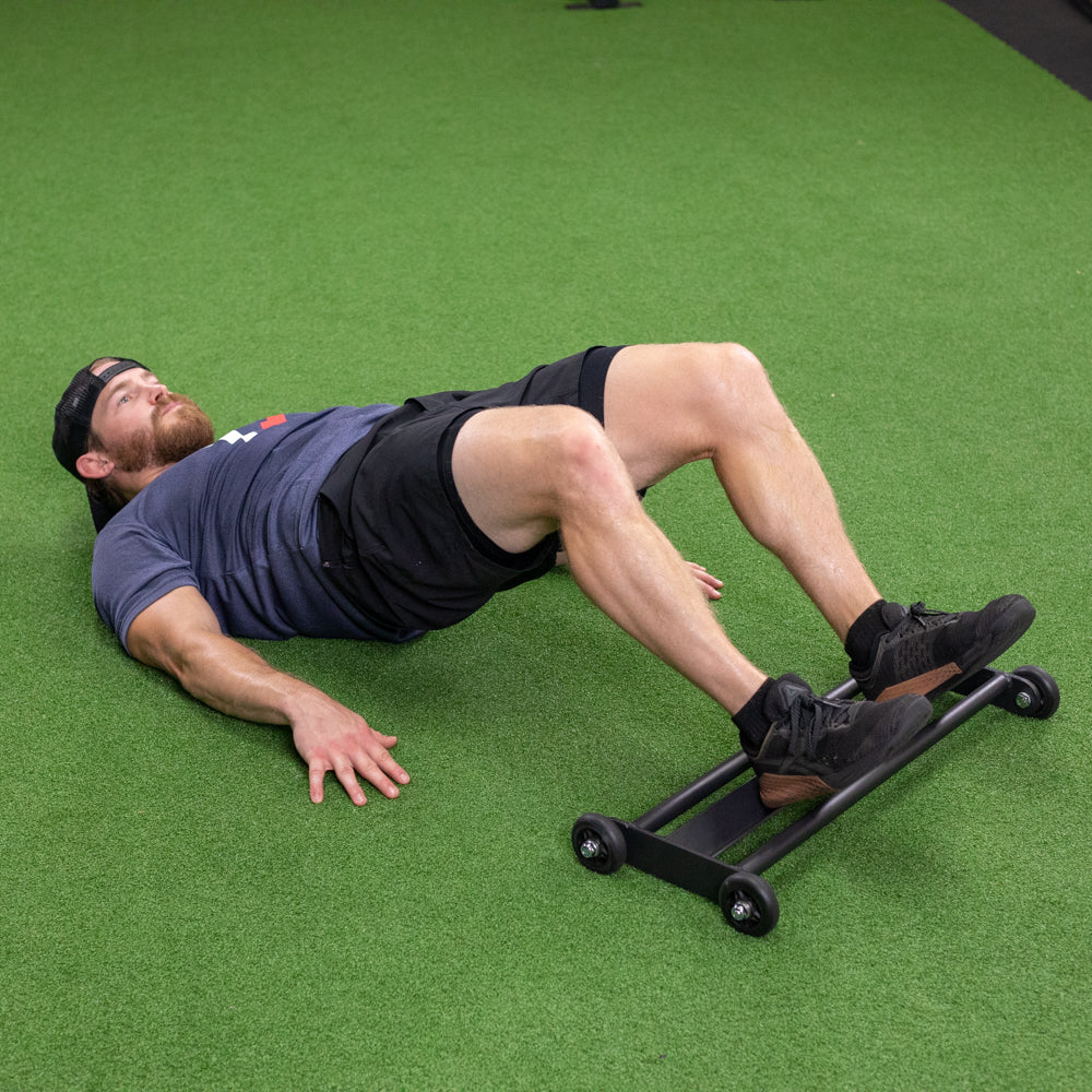 Glute Ham Glider - V-Shaped notch for heels and toes - view 7