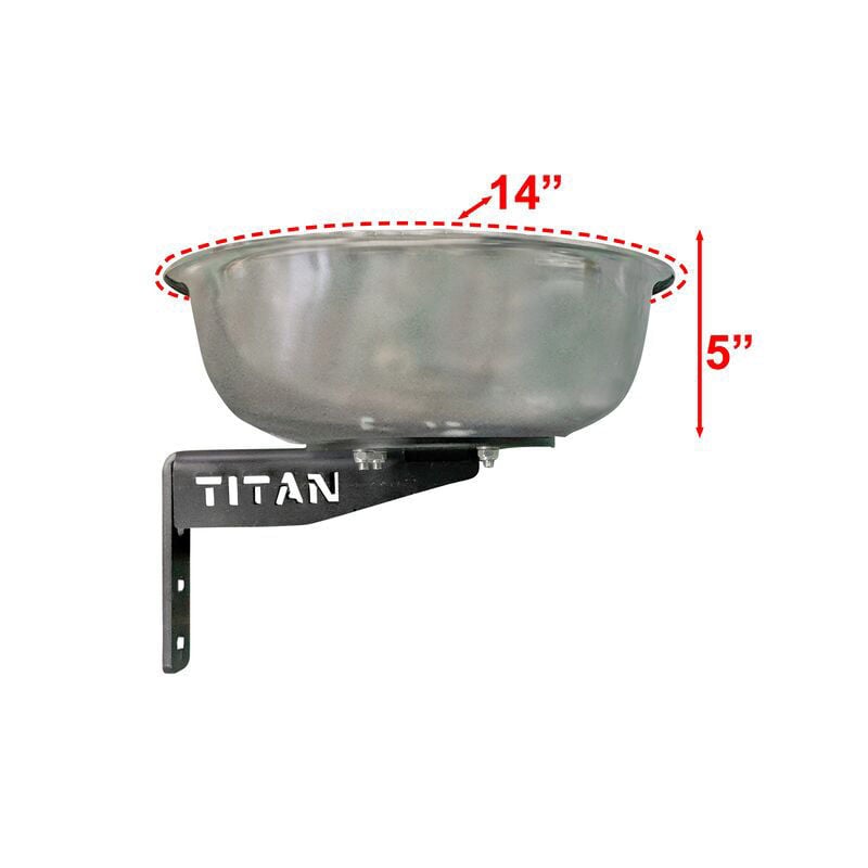 Scratch and Dent - Mounted Chalk Bowl - FINAL SALE - view 2