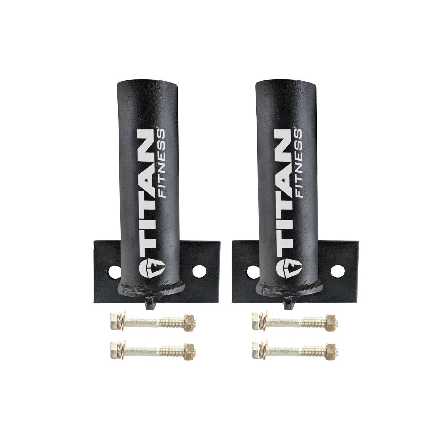 Scratch and Dent, Pair Of Horizontal Mount Olympic Barbell Holders For X-3 Power Rack - view 1