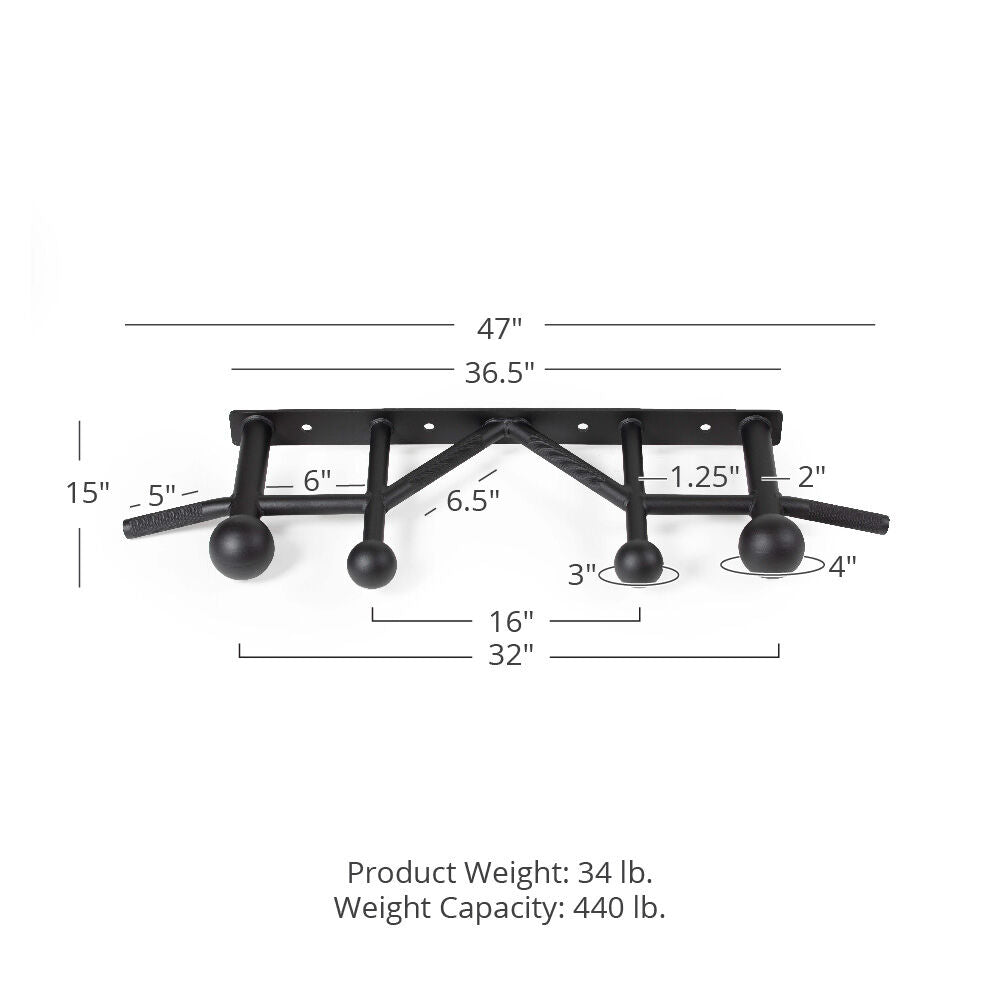 Scratch and Dent - Sphere Grip Pull-Up Bar For T-3 Power Rack - FINAL SALE