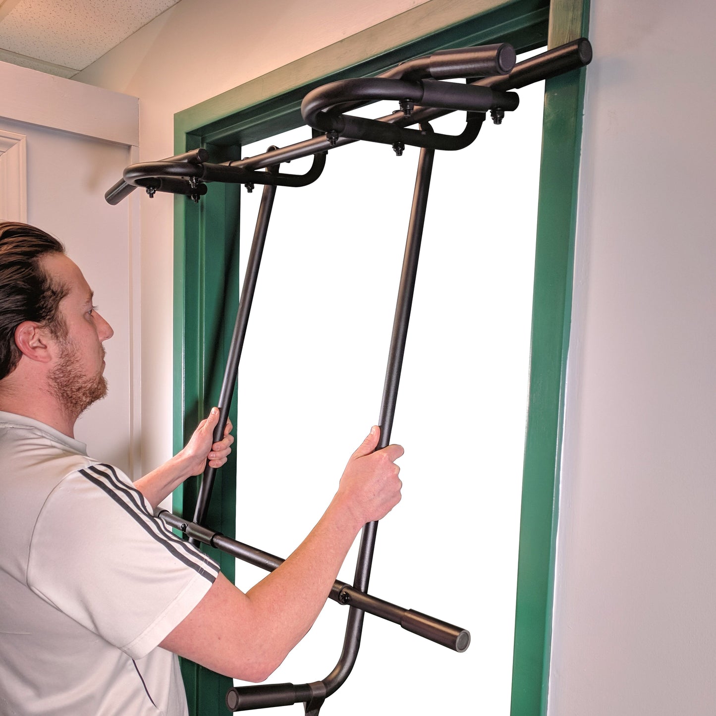Scratch and Dent - Over the Door Trainer Pull Up Bar Gym & Dip Station - FINAL SALE - view 14