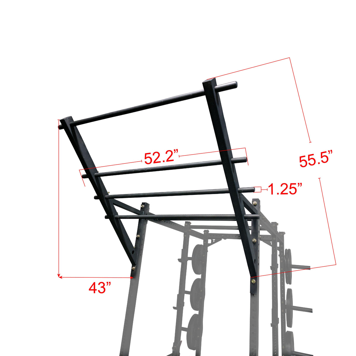 Scratch and Dent - Flying Pull-Up Chin Up Bar For Power Racks - FINAL SALE - view 2