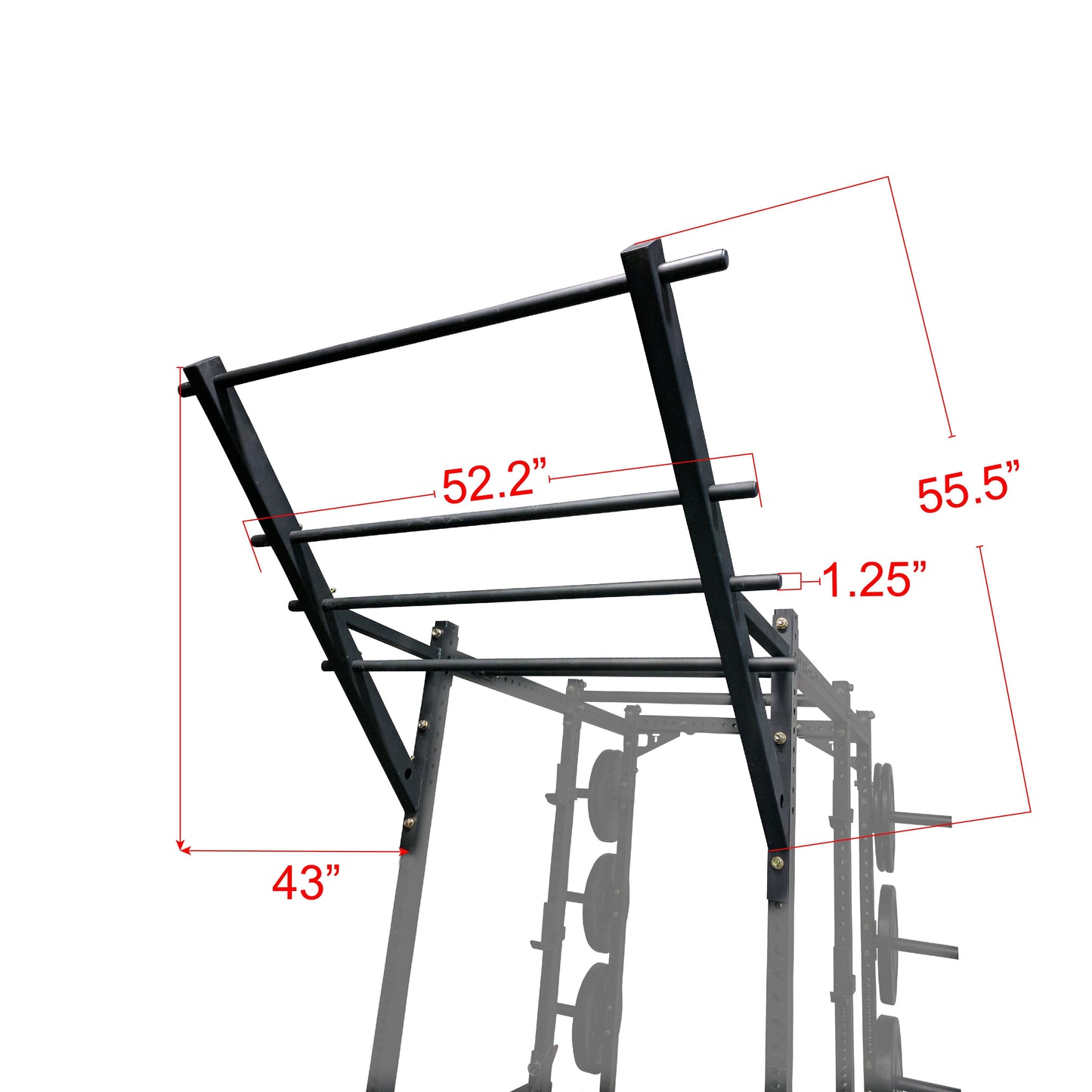 Scratch and Dent - Flying Pull-Up Chin Up Bar For Power Racks - FINAL SALE - view 3