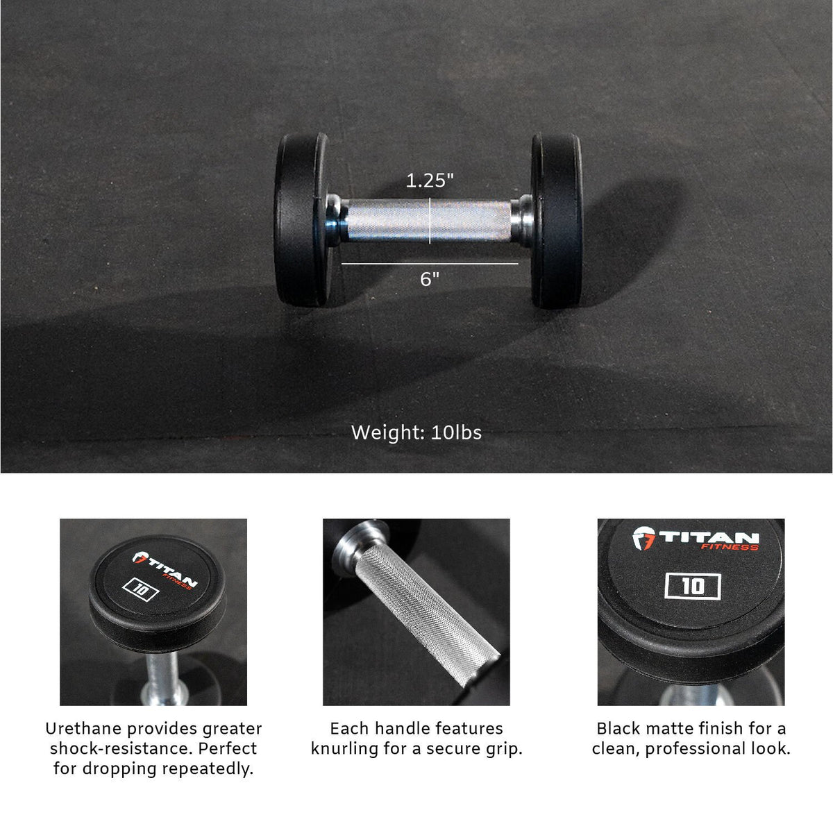 Scratch and Dent - Urethane Dumbbell - view 2