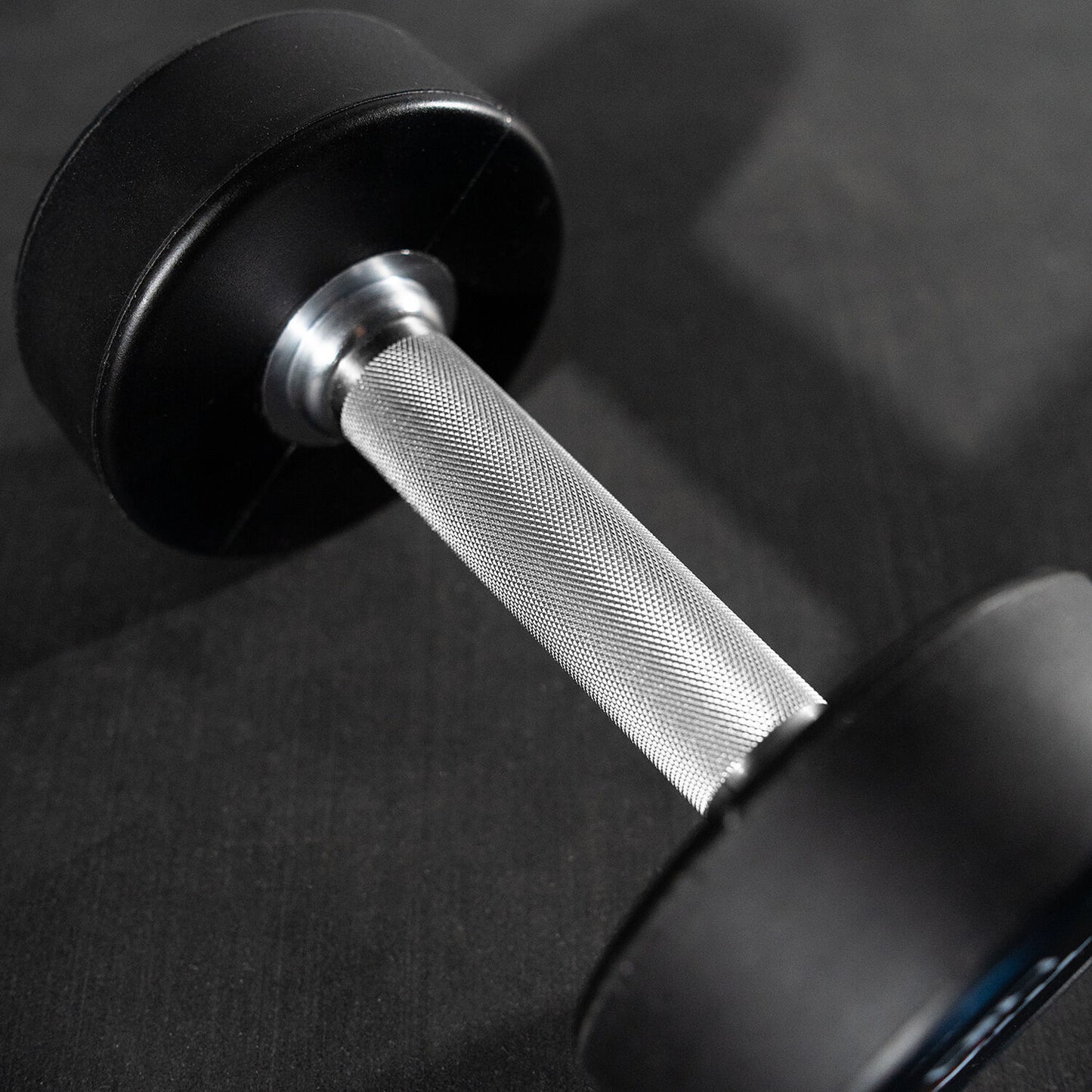 Scratch and Dent - Single 15 LB Round Urethane Dumbbell - FINAL SALE - view 2