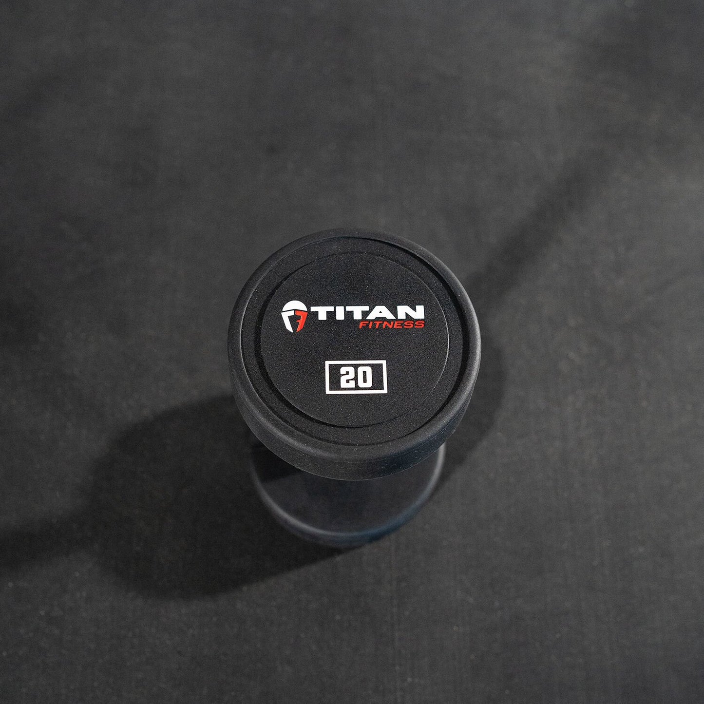 Scratch and Dent - Single 20 LB Round Urethane Dumbbell - FINAL SALE - view 1