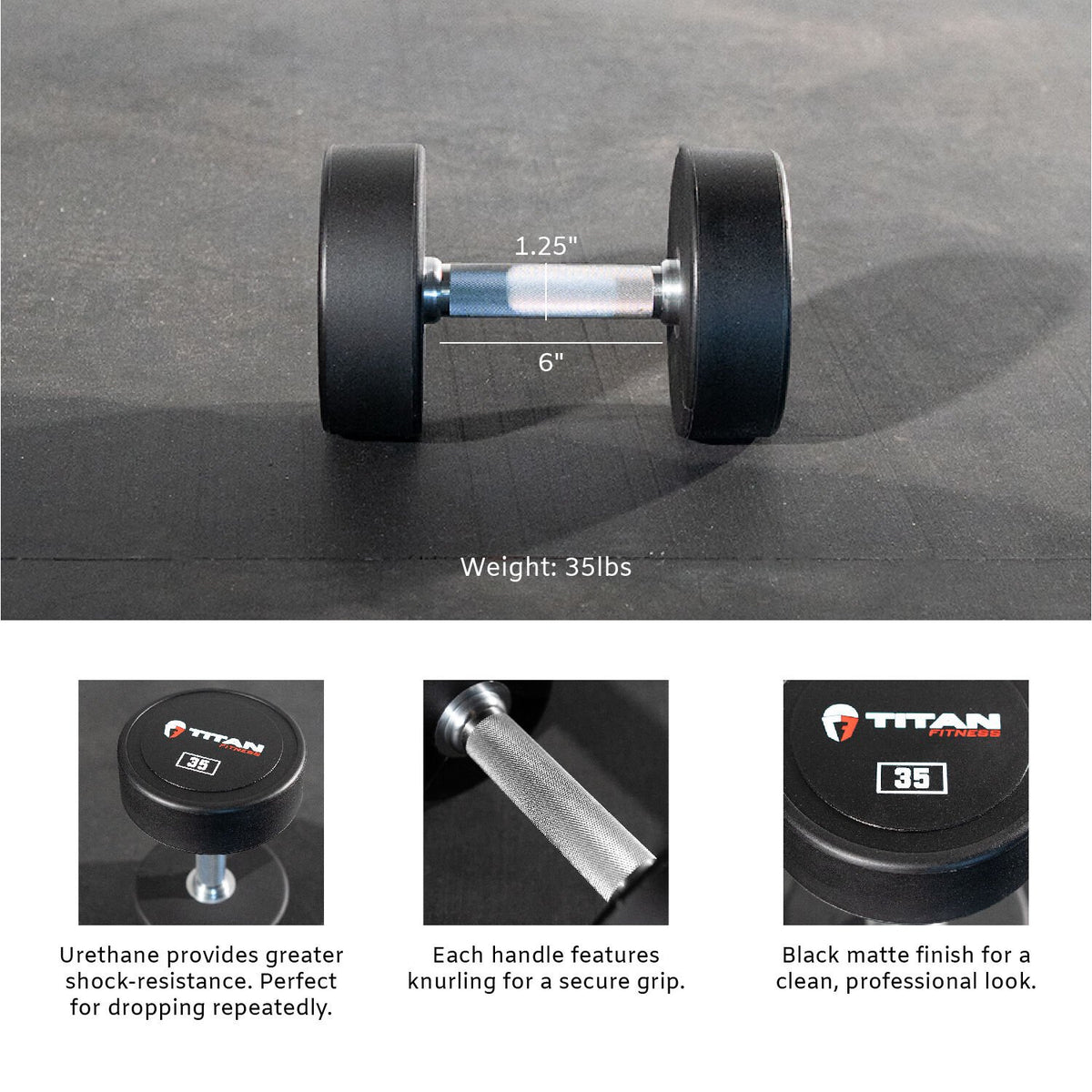 Scratch and Dent - Urethane Dumbbell