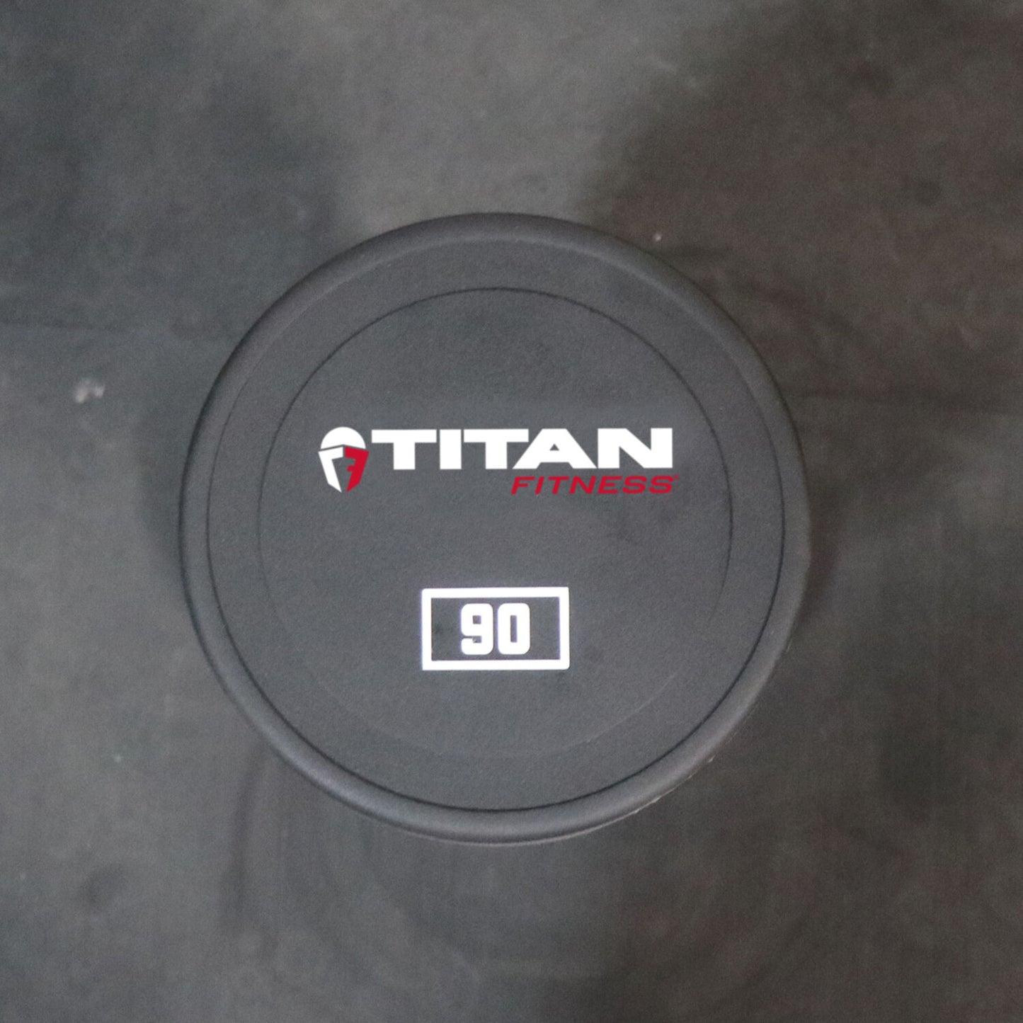 Scratch and Dent - Single 90 LB Round Urethane Dumbbell - FINAL SALE - view 1