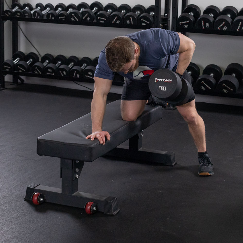 105 LB Pair Round Urethane Dumbbells - view 3