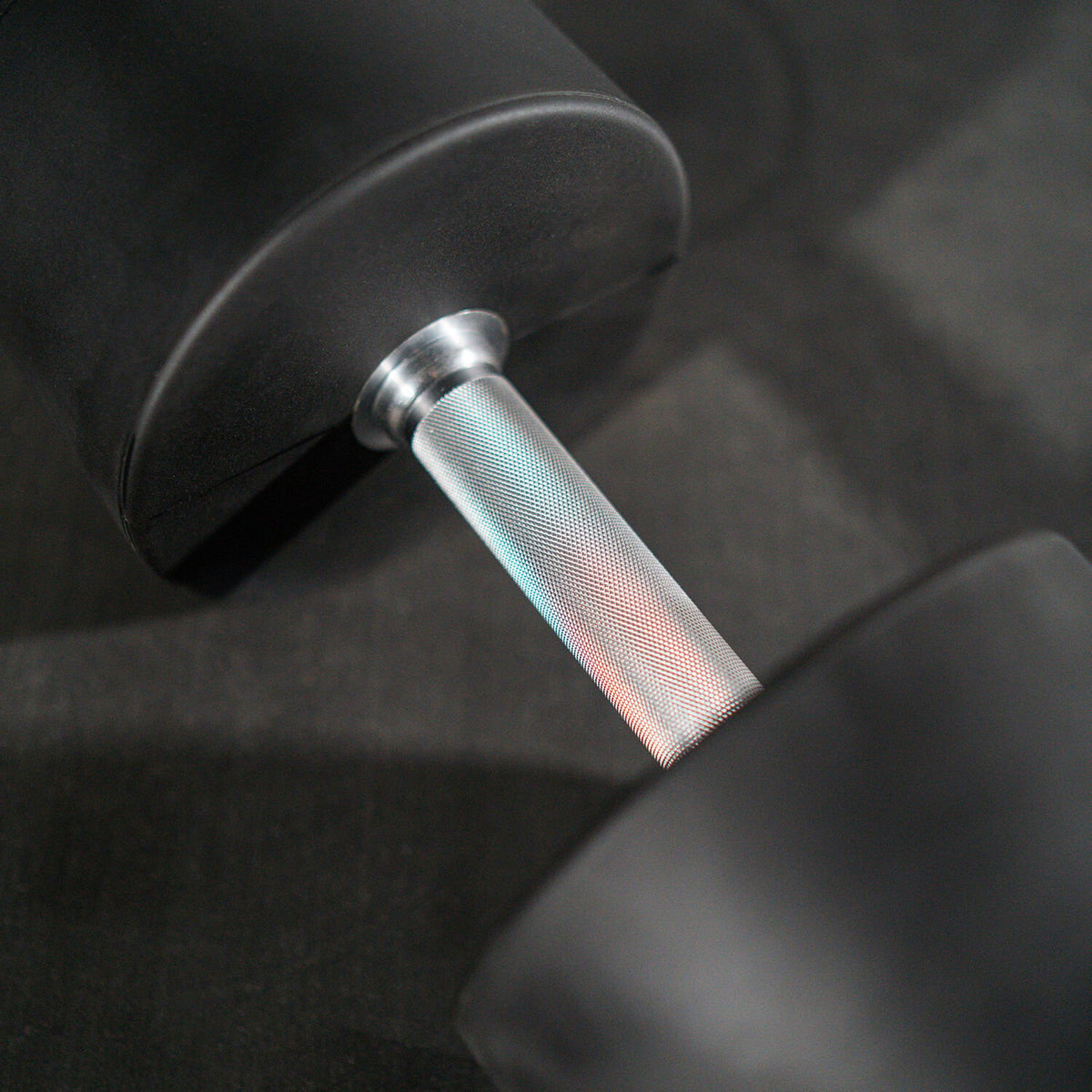 Scratch and Dent - Single 105 LB Round Urethane Dumbbell - FINAL SALE - view 2