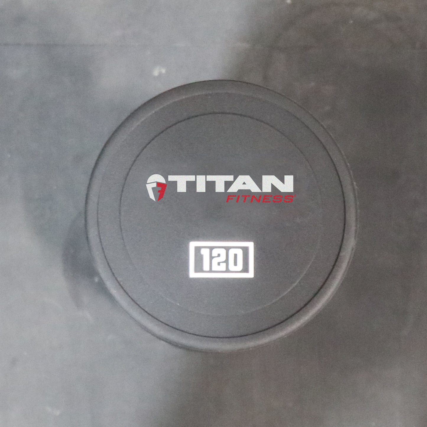 Scratch and Dent - 120 LB Single Round Urethane Dumbbell - FINAL SALE - view 1