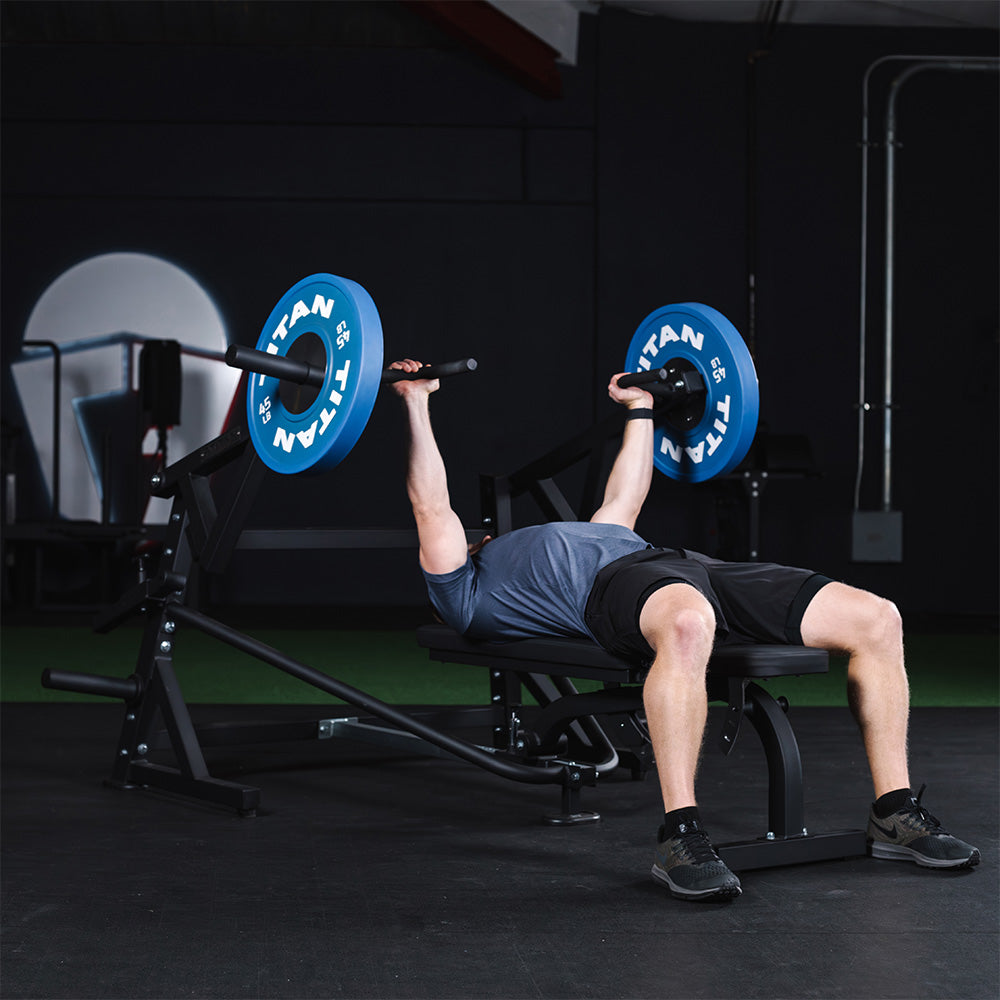 Plate-Loaded Chest Press Machine