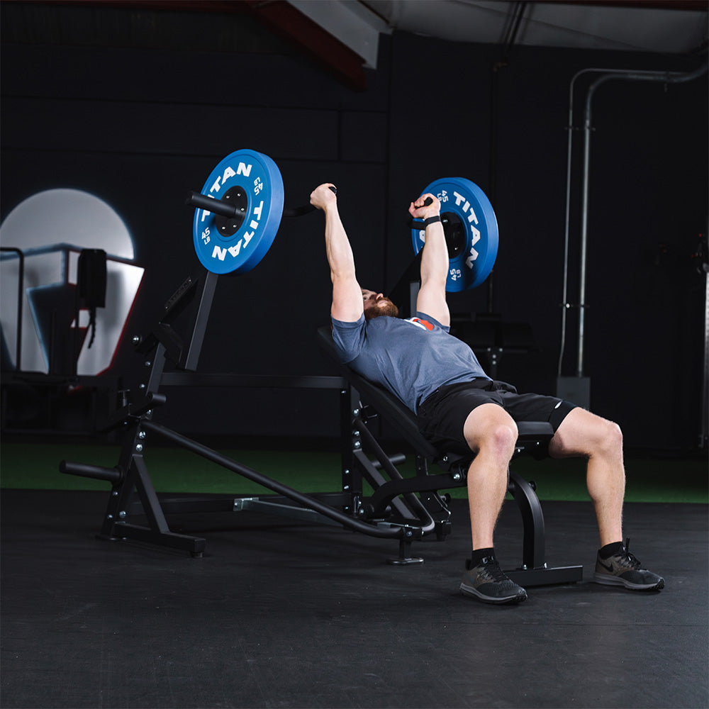 Plate-Loaded Chest Press Machine