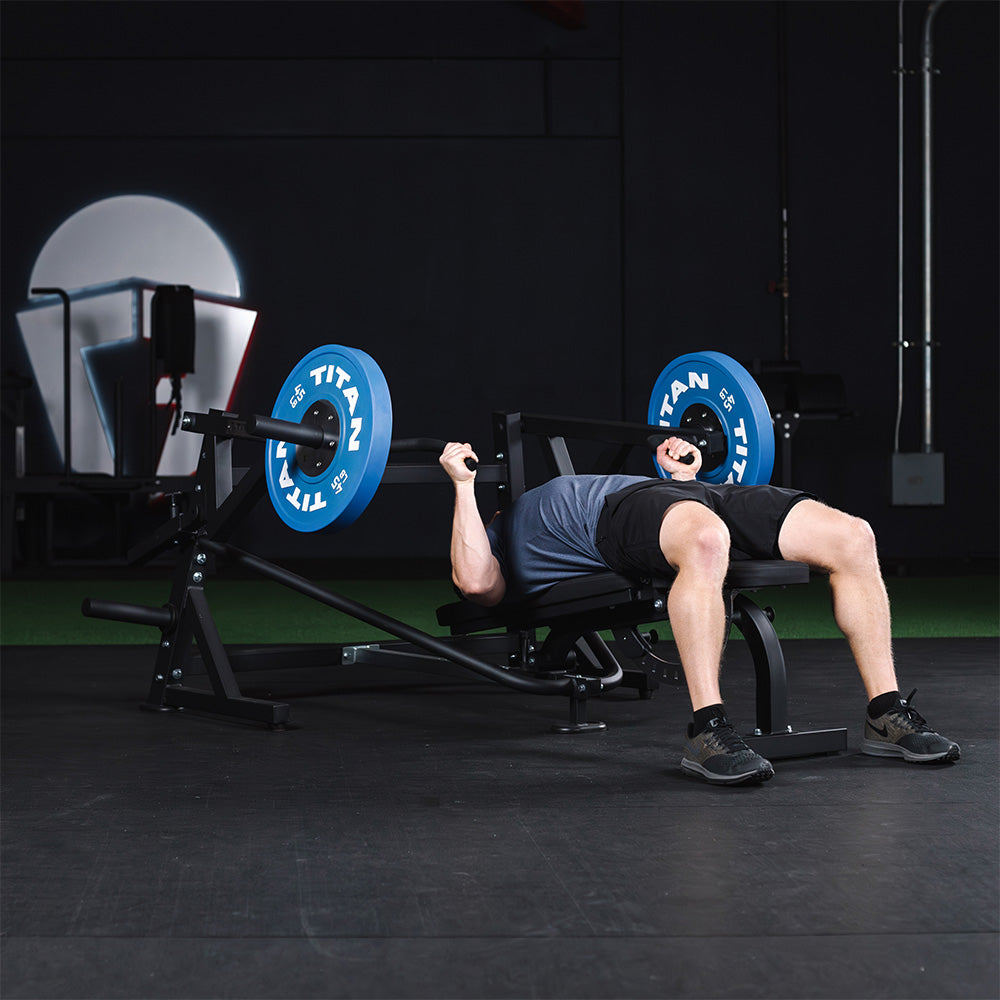 Plate-Loaded Chest Press Machine