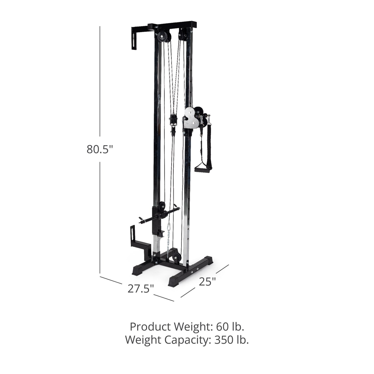 SCRATCH AND DENT - Wall Mounted Pulley Tower – Short – V3 - FINAL SALE - view 2
