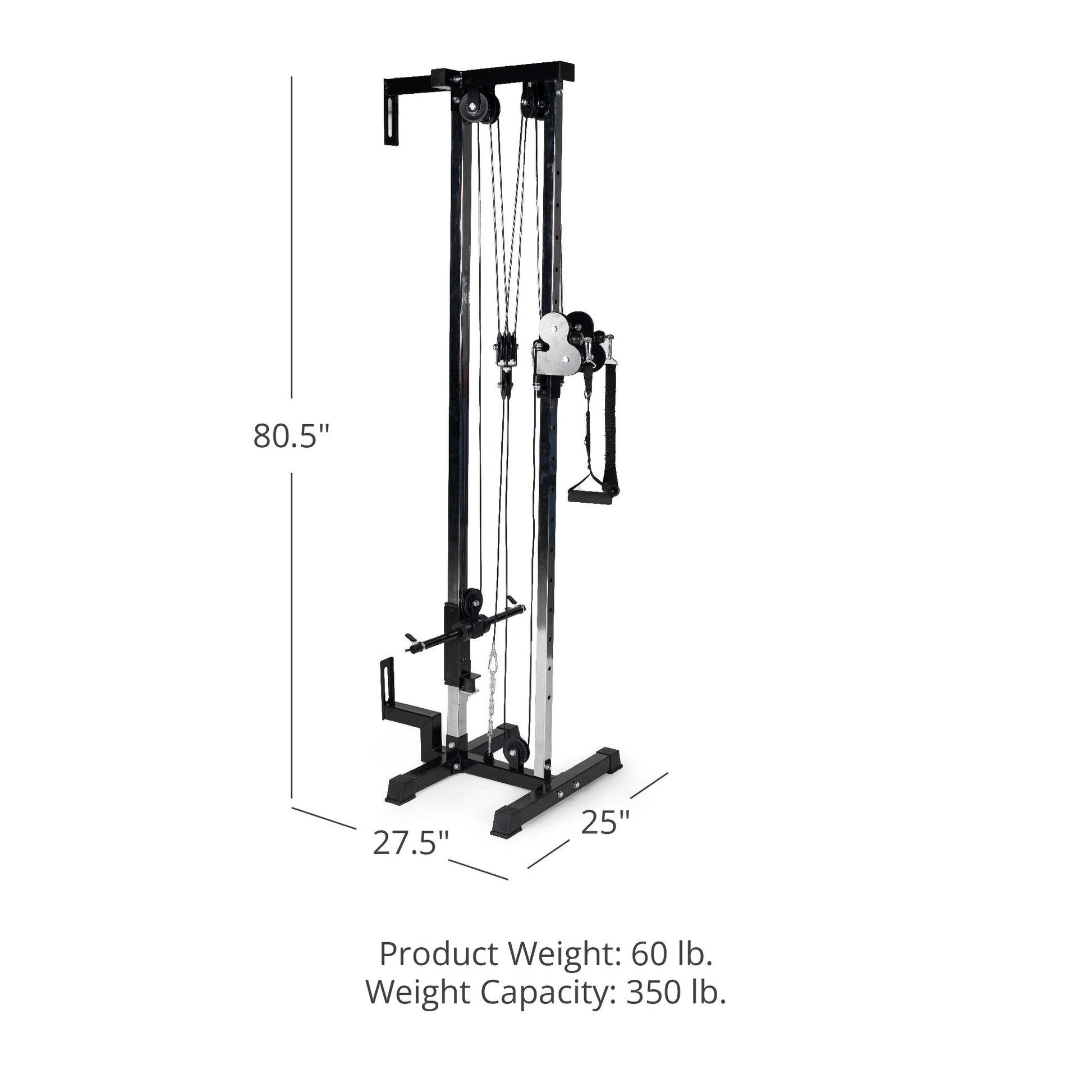 SCRATCH AND DENT - Wall Mounted Pulley Tower – Short – V3 - FINAL SALE