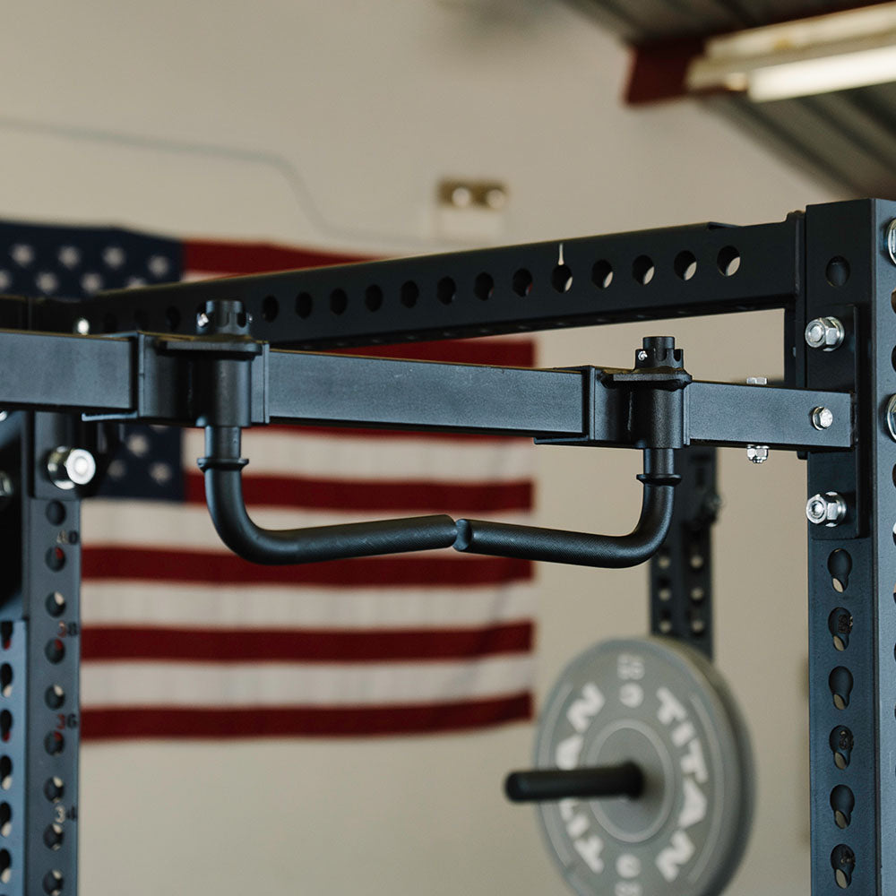 Adjustable Handle Pull Up Bar – Rack Mounted - view 6