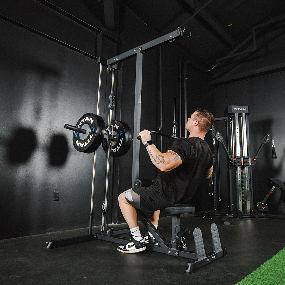 Plate-Loaded Lat Pull Down & Cable Row Machine - view 2