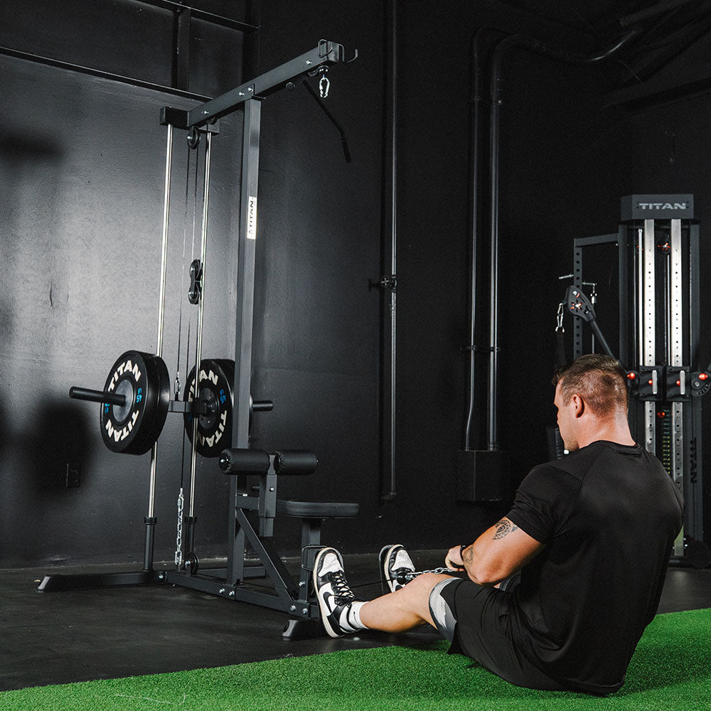 Plate-Loaded Lat Pull Down & Cable Row Machine - view 4
