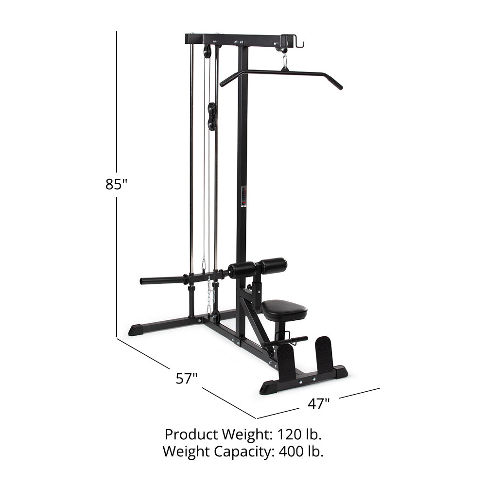 Plate-Loaded Lat Pull Down & Cable Row Machine - view 14