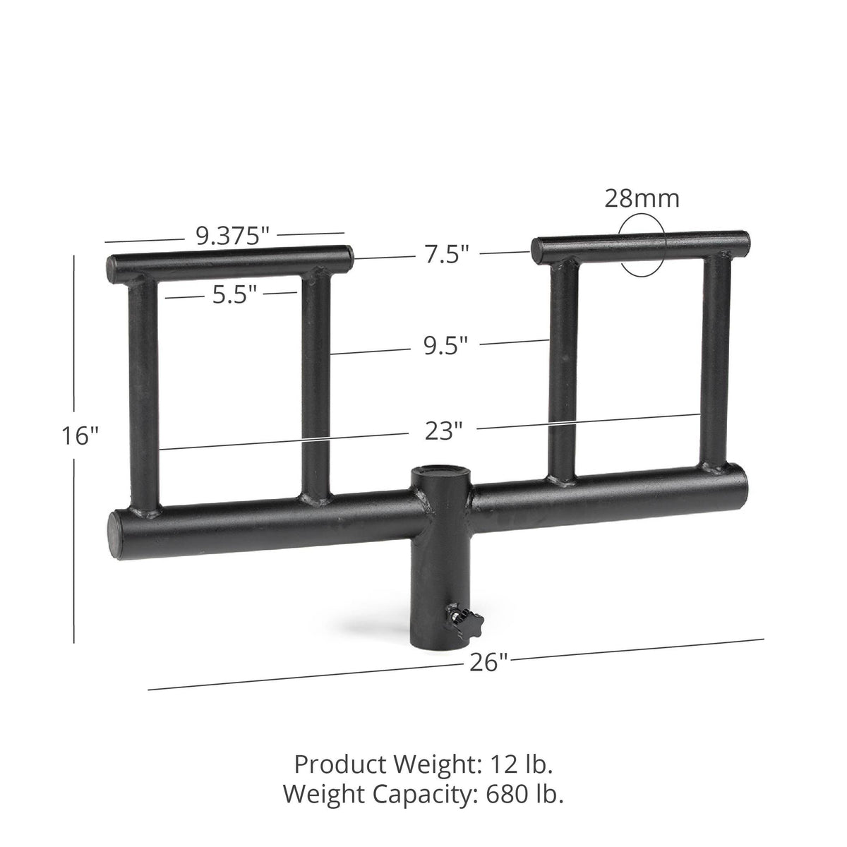 Scratch and Dent - Viking Press Landmine Handle
