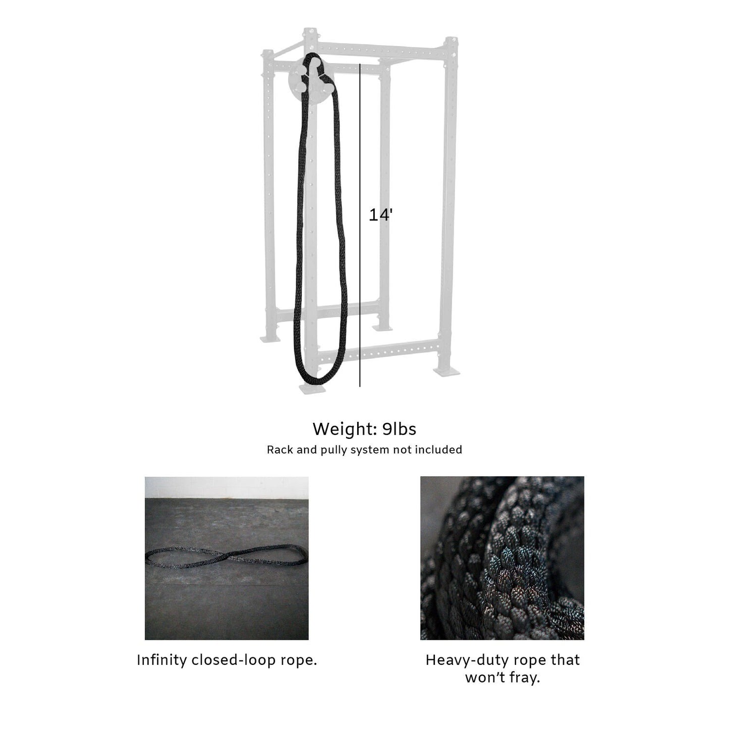 SCRATCH AND DENT - 14 FT Infinity Replacement Rope - FINAL SALE - view 7