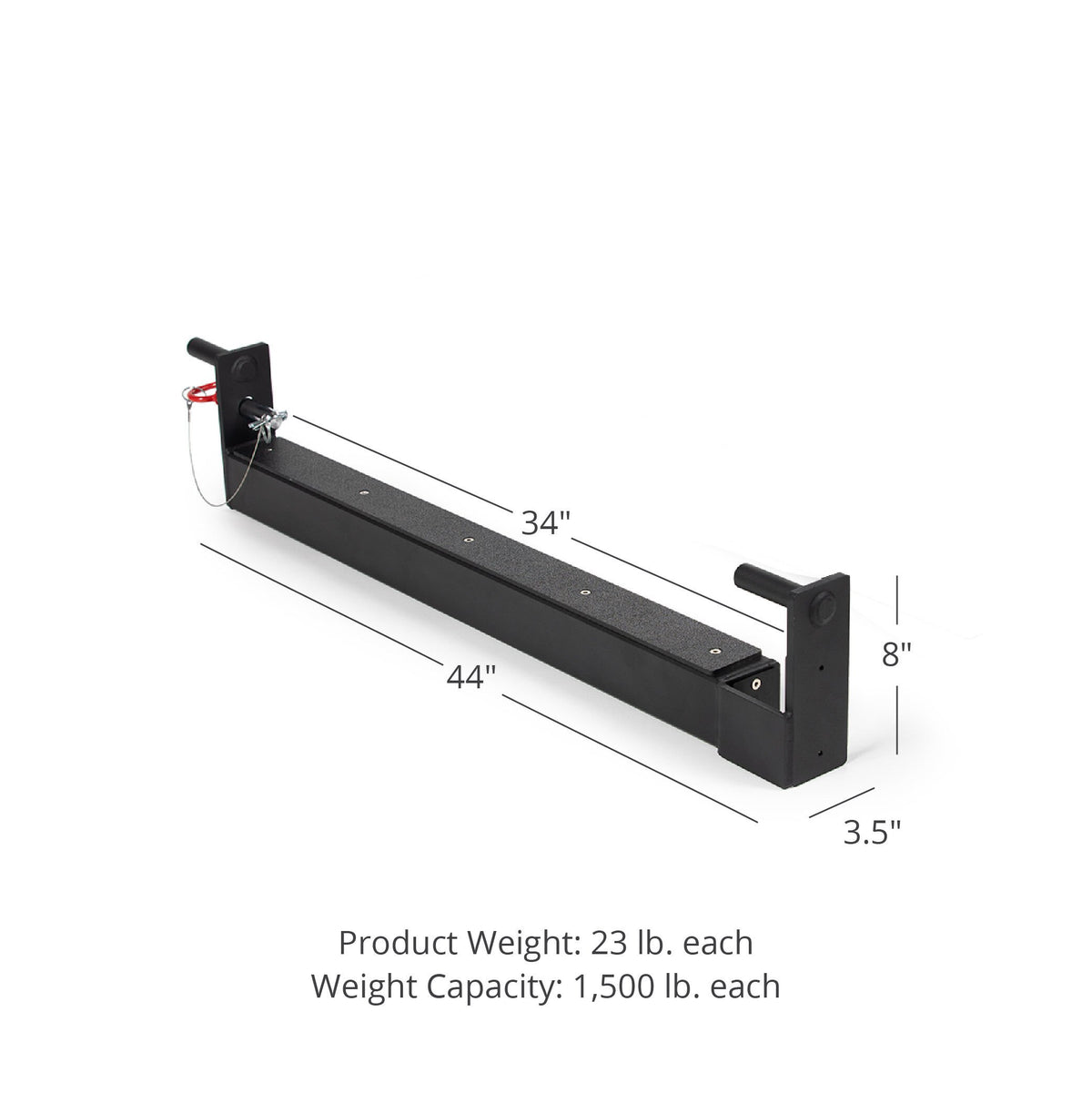Scratch and Dent - TITAN Series 36-in Flip Down Safety Bars - FINAL SALE - view 2