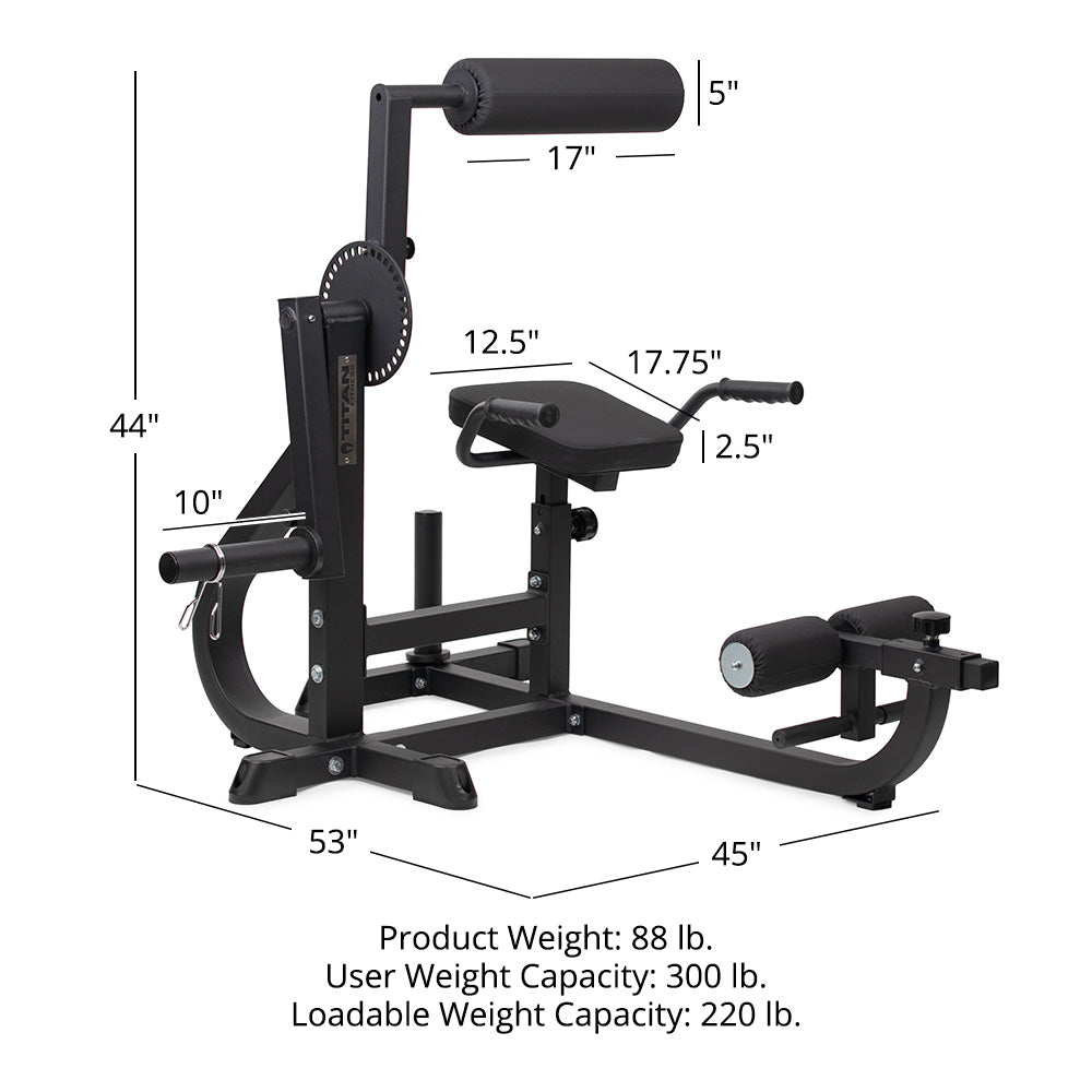 Seated Ab / Back Extension Machine - view 10