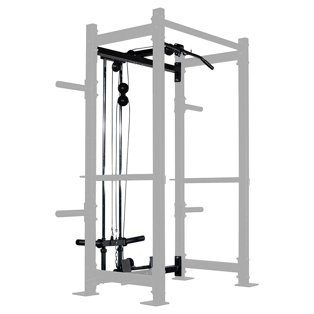 Lat Tower Rack Attachment – T-3 and X-3 Series Bolt Down Power Racks | Short - view 1