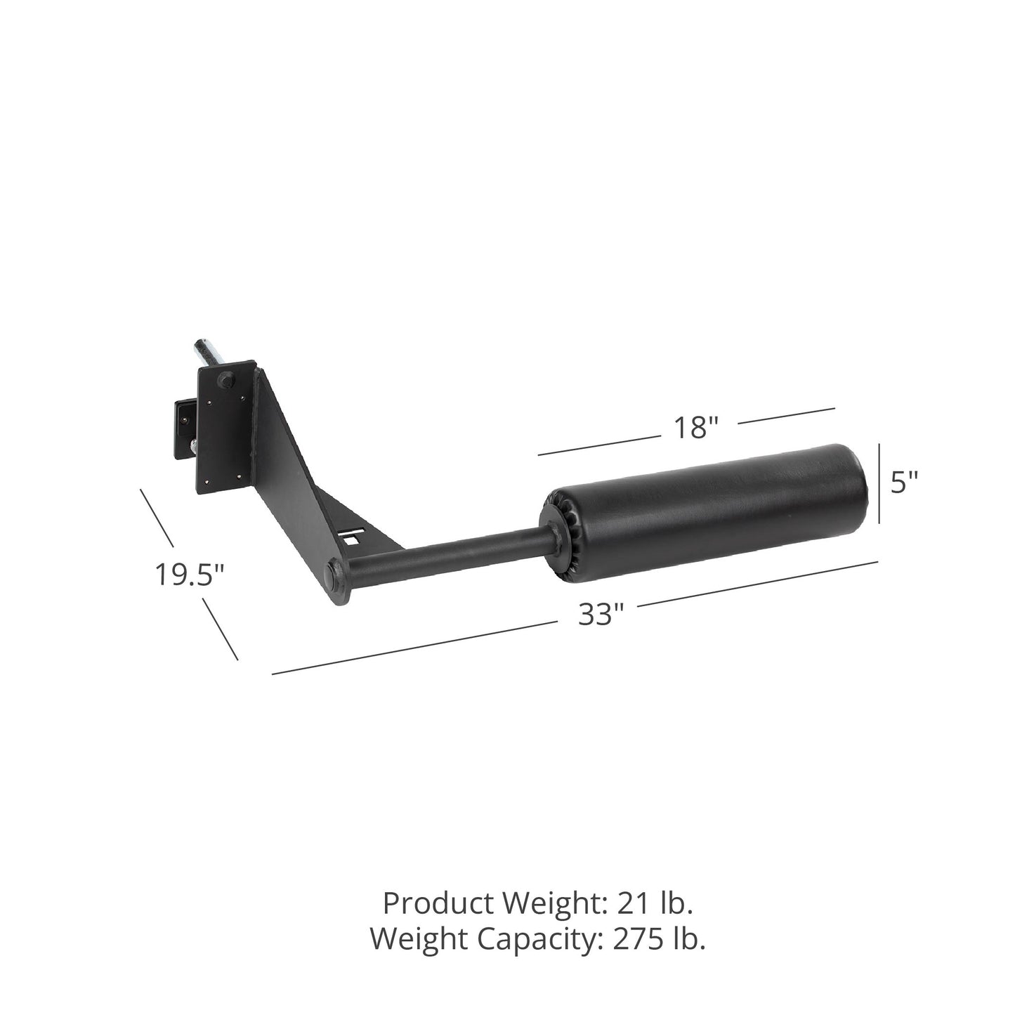 Scratch and Dent - Rack Mount Leg Roller and Lat Tower Knee Holder - FINAL SALE - view 9