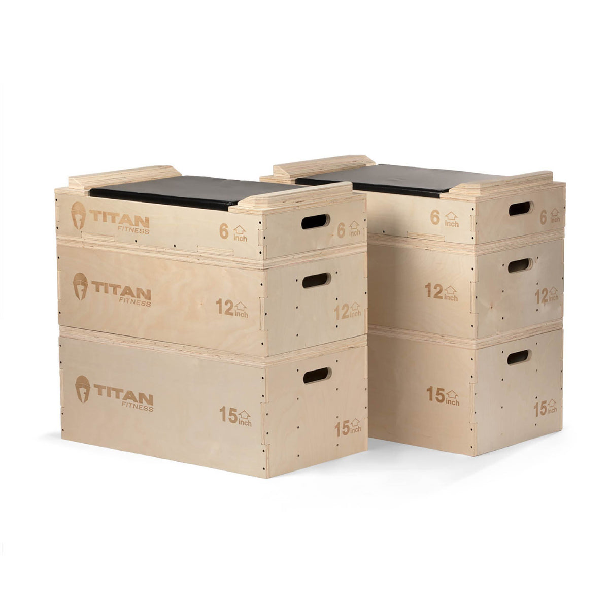 SCRATCH AND DENT - Stackable Wood Jerk Blocks W/ Silencer Pad - FINAL SALE - view 1