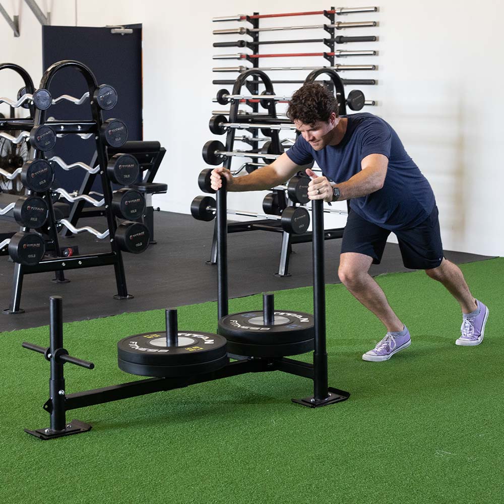 High-Low Push-Pull Sled | Sled with (3) UHMW Plastic Ski Liners