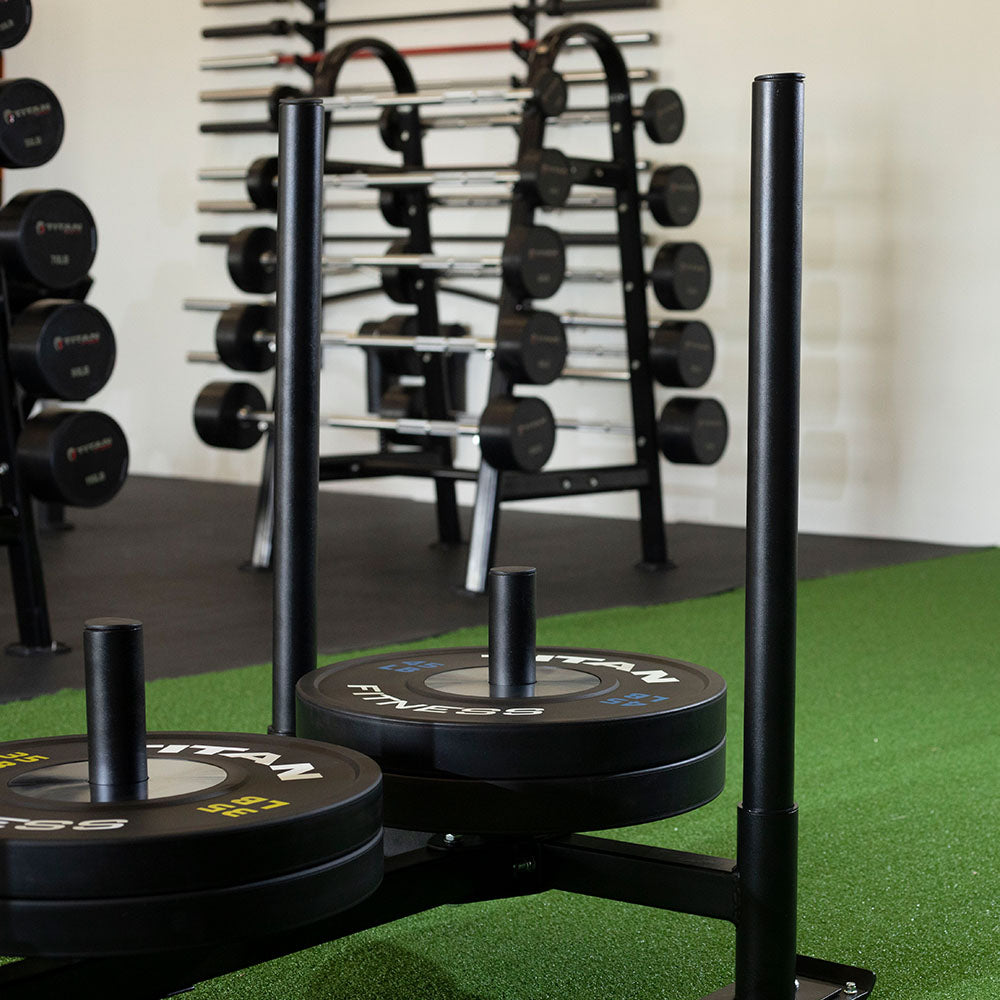 High-Low Push-Pull Sled | Sled with (3) UHMW Plastic Ski Liners