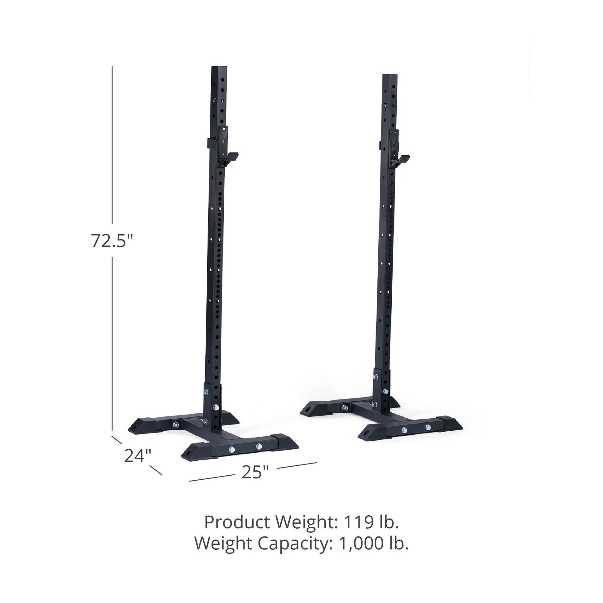 T-3 Series Independent Squat Stand | No Pull-Up Bar