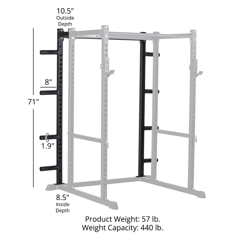 T-2 Series 10" Extension Kit | Black / 71"