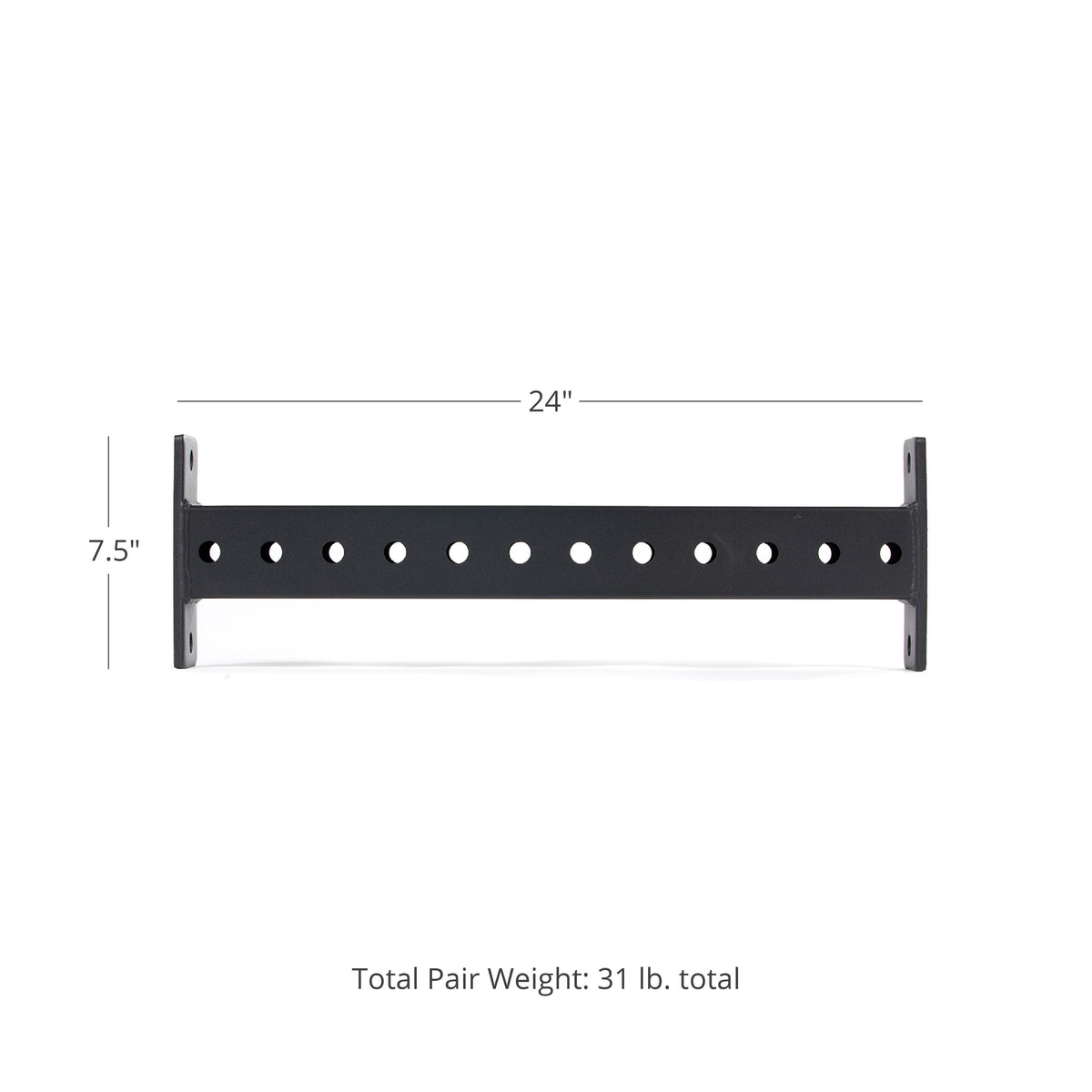 SCRATCH AND DENT - 24-in X-3 Series Space Saving Rack Side Bracings - FINAL SALE