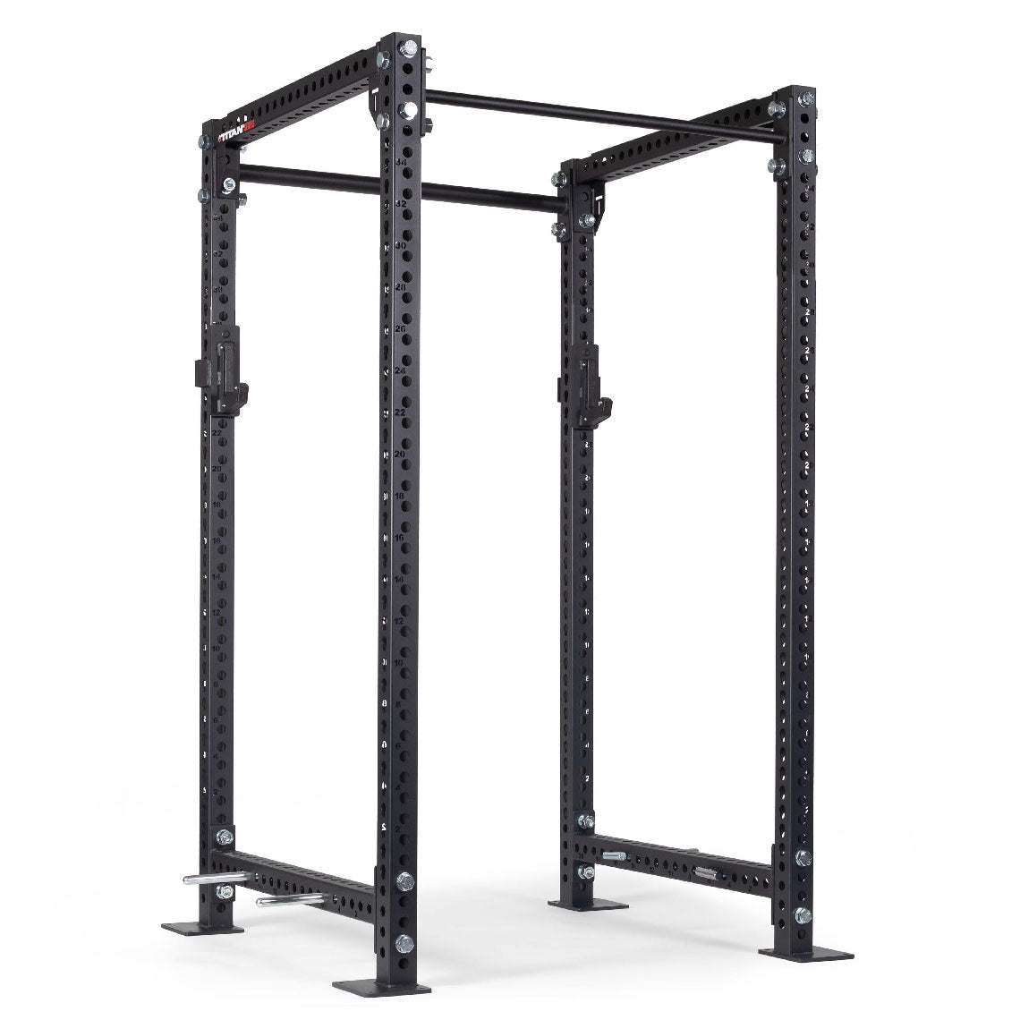 TITAN Series Power Rack | Black / 2” Fat Pull-Up Bar / Sandwich J-Hooks - view 31