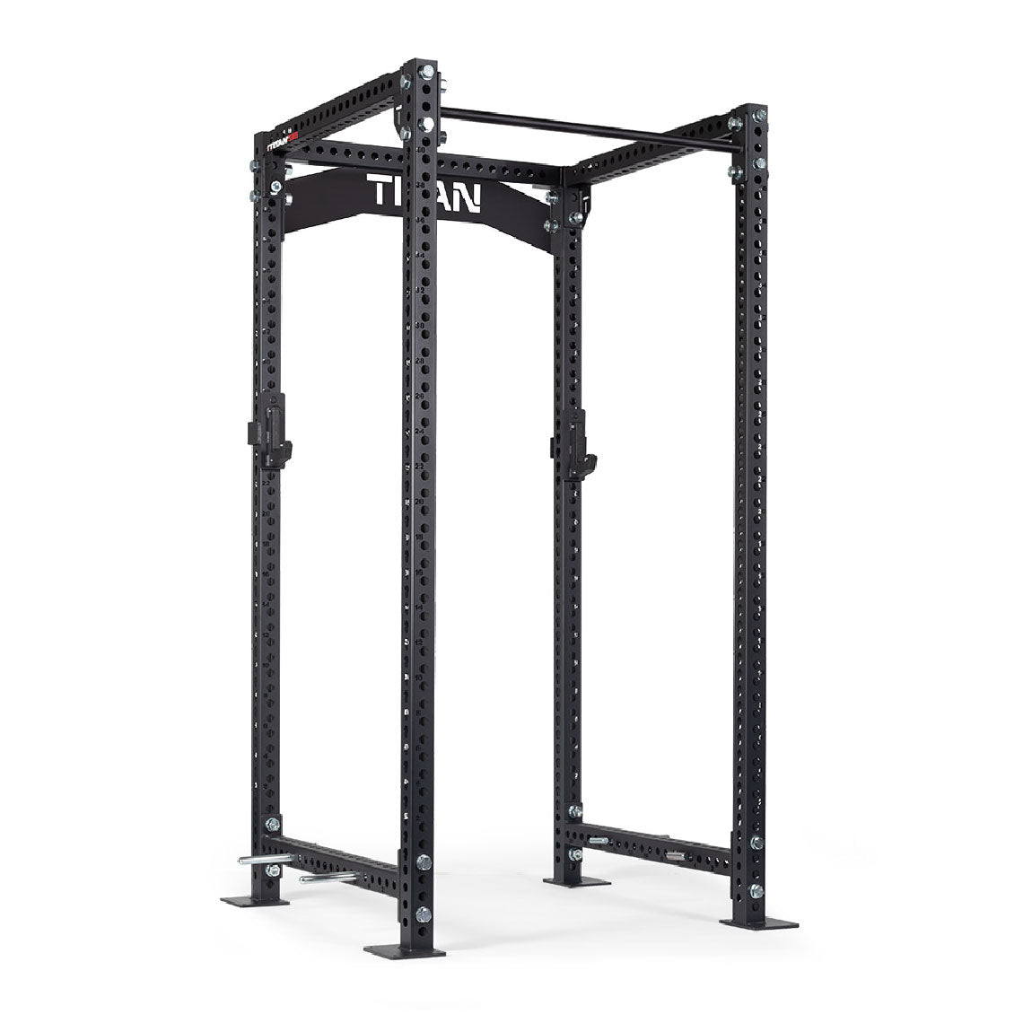 TITAN Series Power Rack | Black / Crossmember Nameplate / Sandwich J-Hooks - view 140