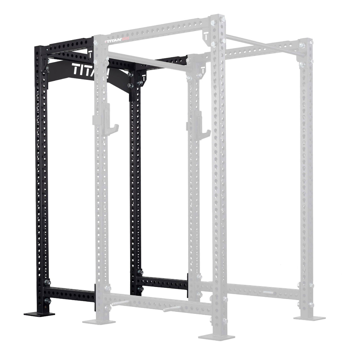 TITAN Series 24" Extension Kit - Extension Color: Black - Extension Height: 90" - Crossmember: Crossmember Nameplate | Black / 90" / Crossmember Nameplate - view 19