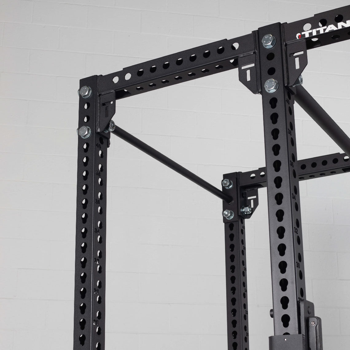 TITAN Series 24" Extension Kit - Extension Color: Black - Extension Height: 100" - Crossmember: 1.25" Pull-Up Bar | Black / 100" / 1.25" Pull-Up Bar