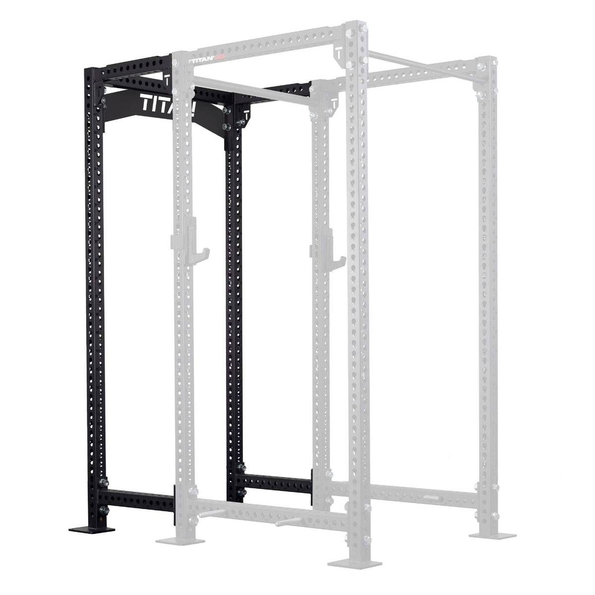 TITAN Series 24" Extension Kit - Extension Color: Black - Extension Height: 100" - Crossmember: Crossmember Nameplate | Black / 100" / Crossmember Nameplate - view 34