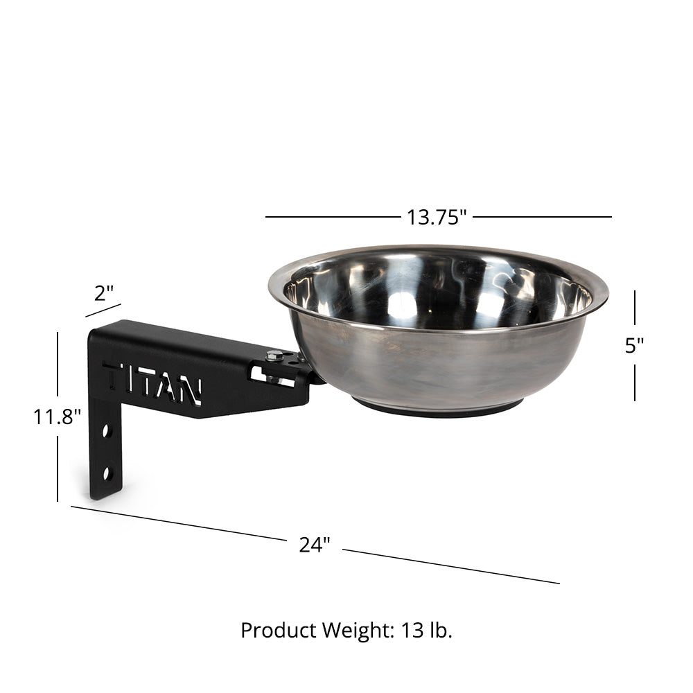T-3 or X-3 Series Rack-Mounted Chalk Bowl