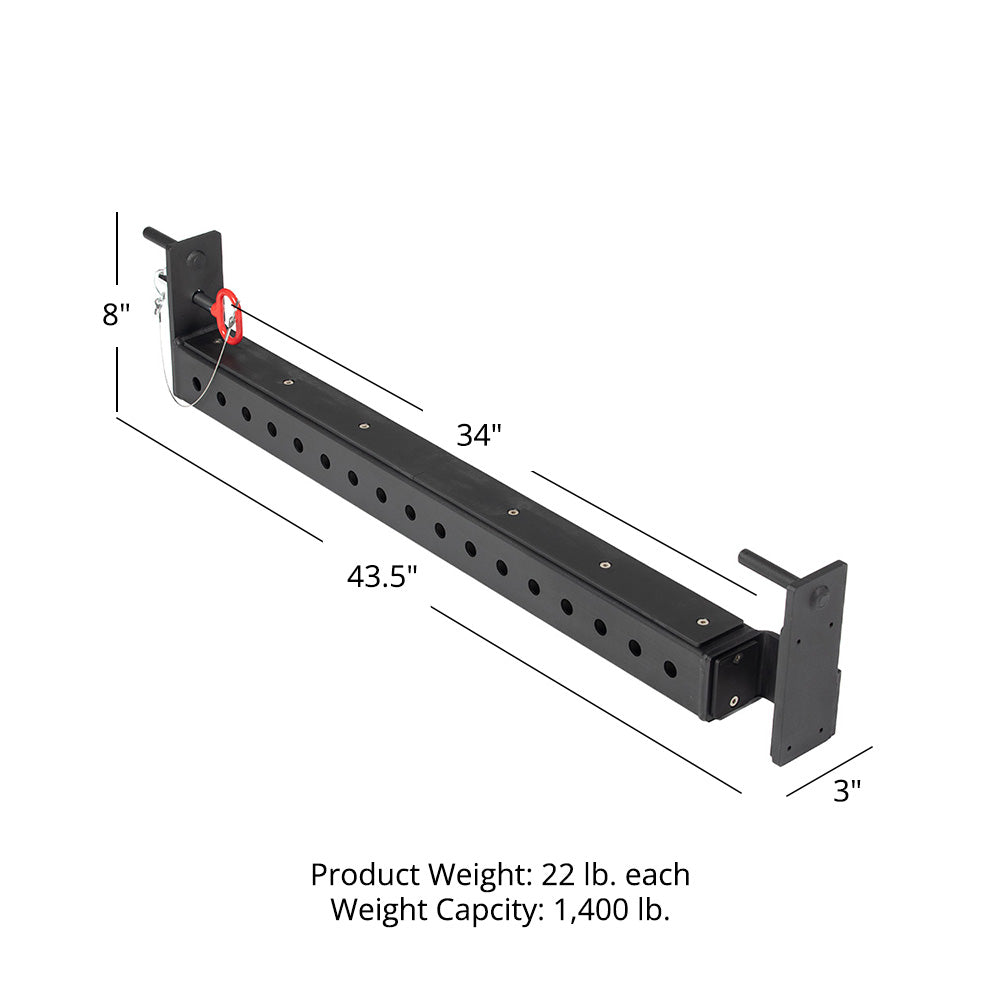 X-3 Series Flip-Down Safety Bars—36" Depth - view 7